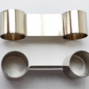 Feder für Kohlebürsten Leesenmotor Maße: BxLxH 6,35 x 24,5 mm D= 3 mm