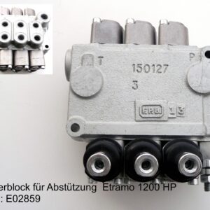 Steuerblock für Abstützung 1200 HP